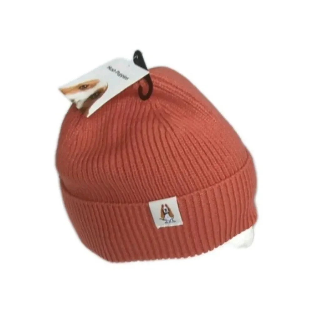 NWT Hush Puppies Cuffed Beanie One Size Orange Ginger Spice Snowboarding - Picture 9 of 9